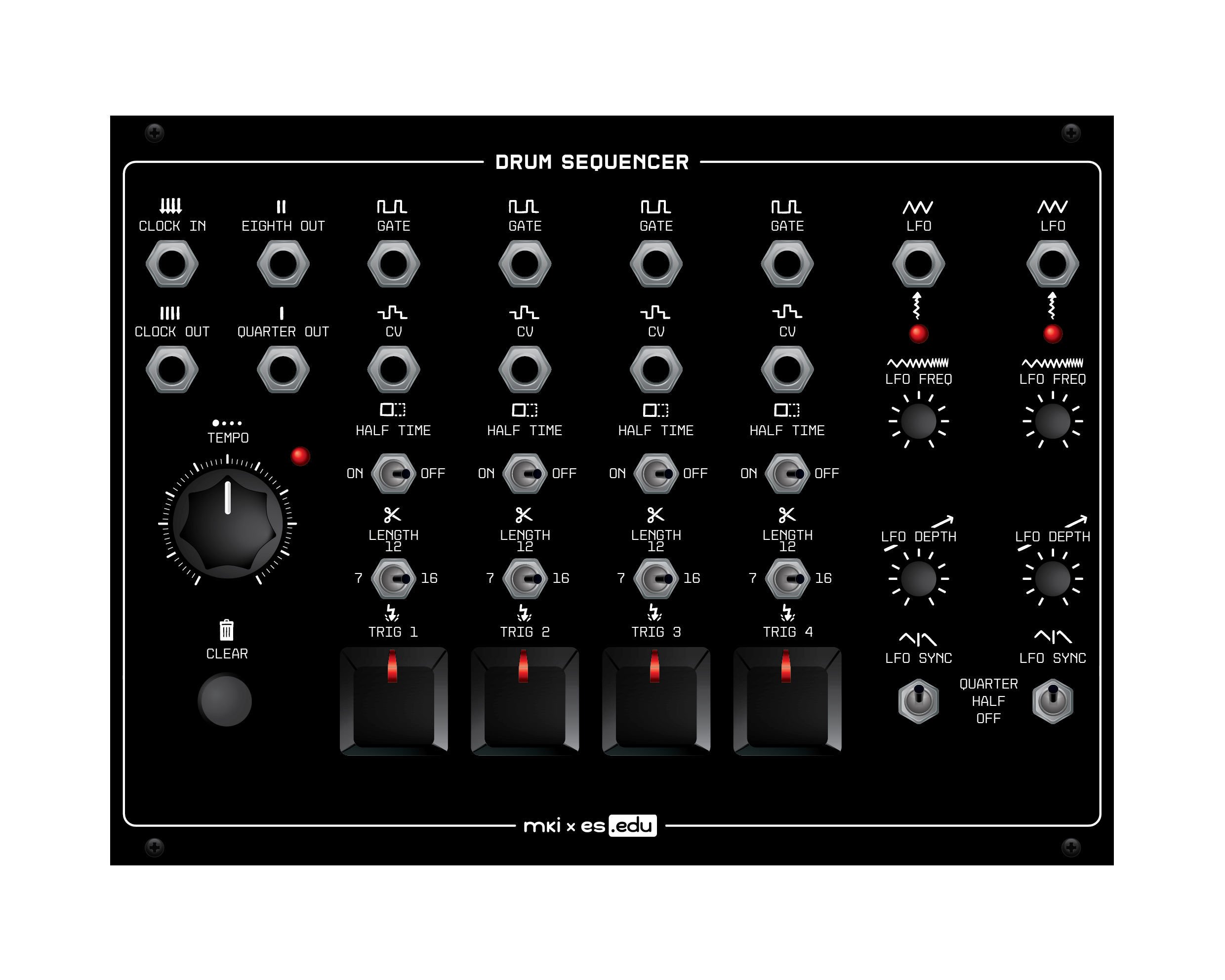 Erica Synths EDU DIY Drum Sequencer – Found Sound