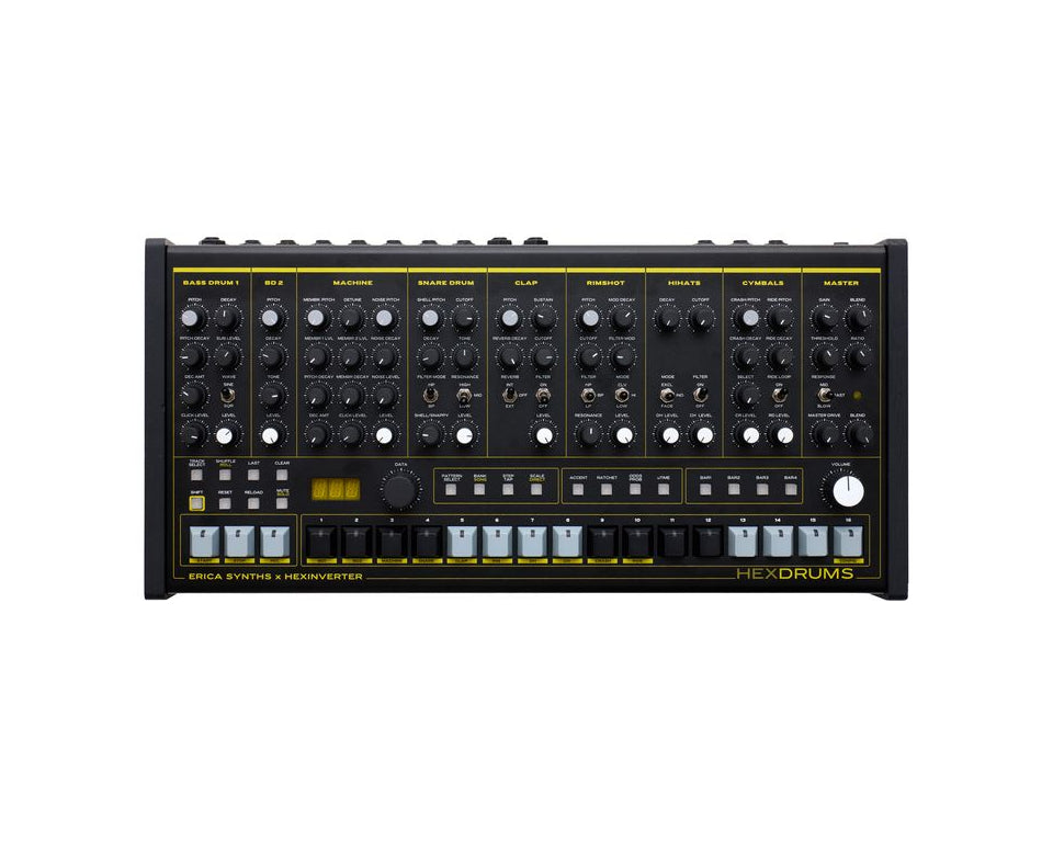 Erica Synths Hexdrums Analog Drum Machine
