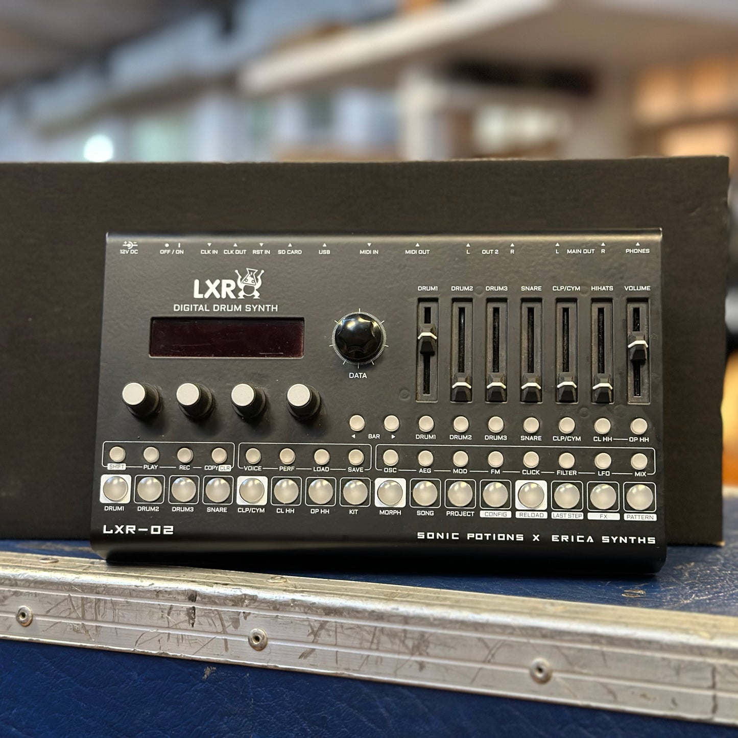Erica Synths LXR-02 Desktop Digital Drum Synthesizer