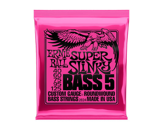 Ernie Ball Regular Slinky 5-String Nickel Wound Electric Bass Strings - 45-130 Gauge