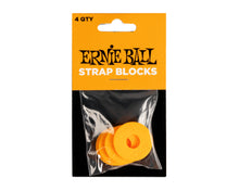 Load image into Gallery viewer, Ernie Ball Strap Blocks - Orange
