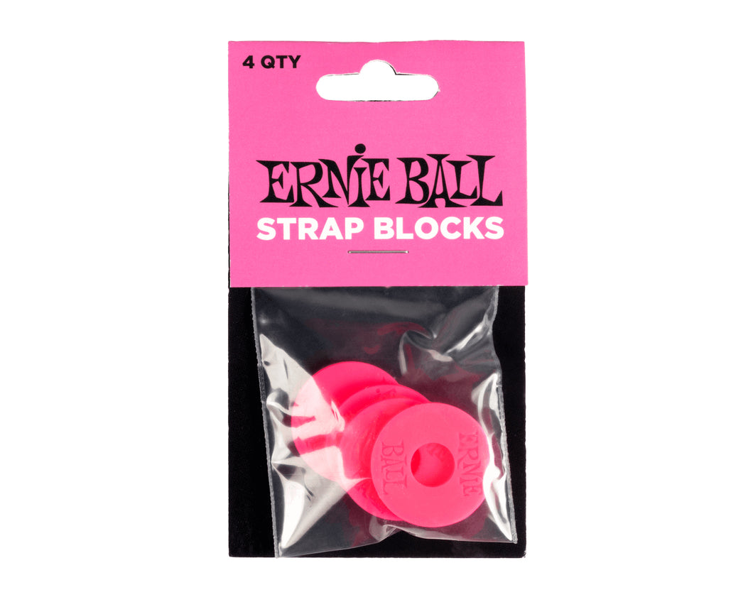 Ernie Ball Strap Blocks - Pink
