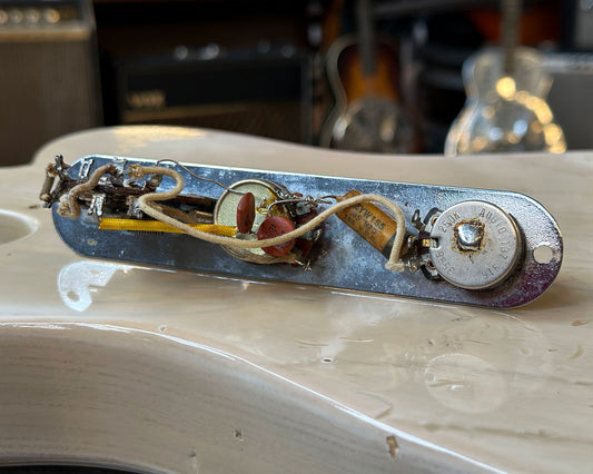 Fender 1959 Esquire Loaded Control Plate w/ Wiring Harness, Pots and Switch