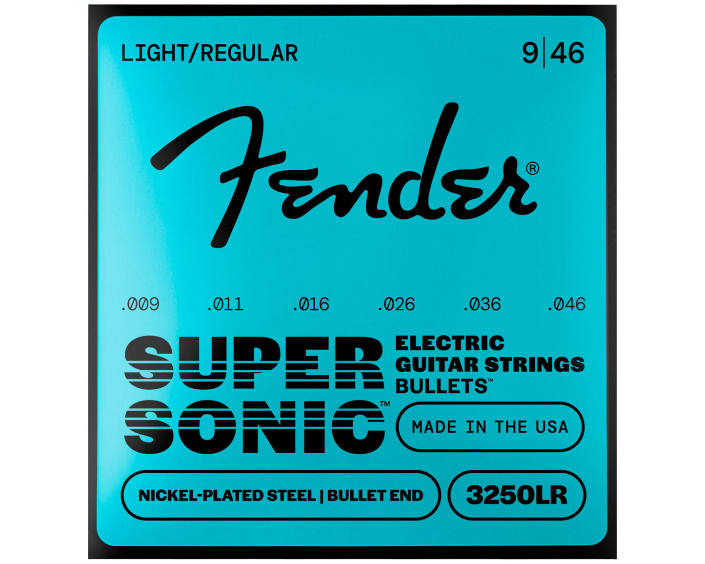 Fender SuperSonic Bullets 3250LR 9-46 Nickel Plated Steel Guitar Strings