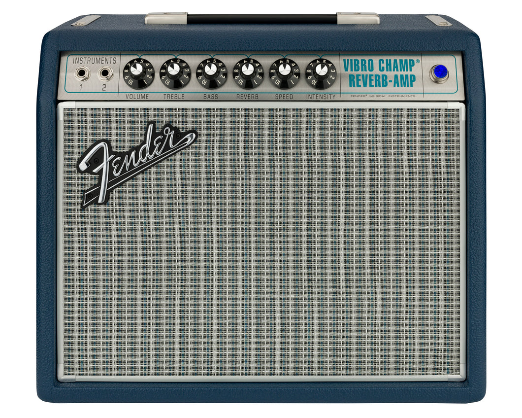 Fender '68 Custom Vibro Champ - Navy Blue/Silver Turquoise
