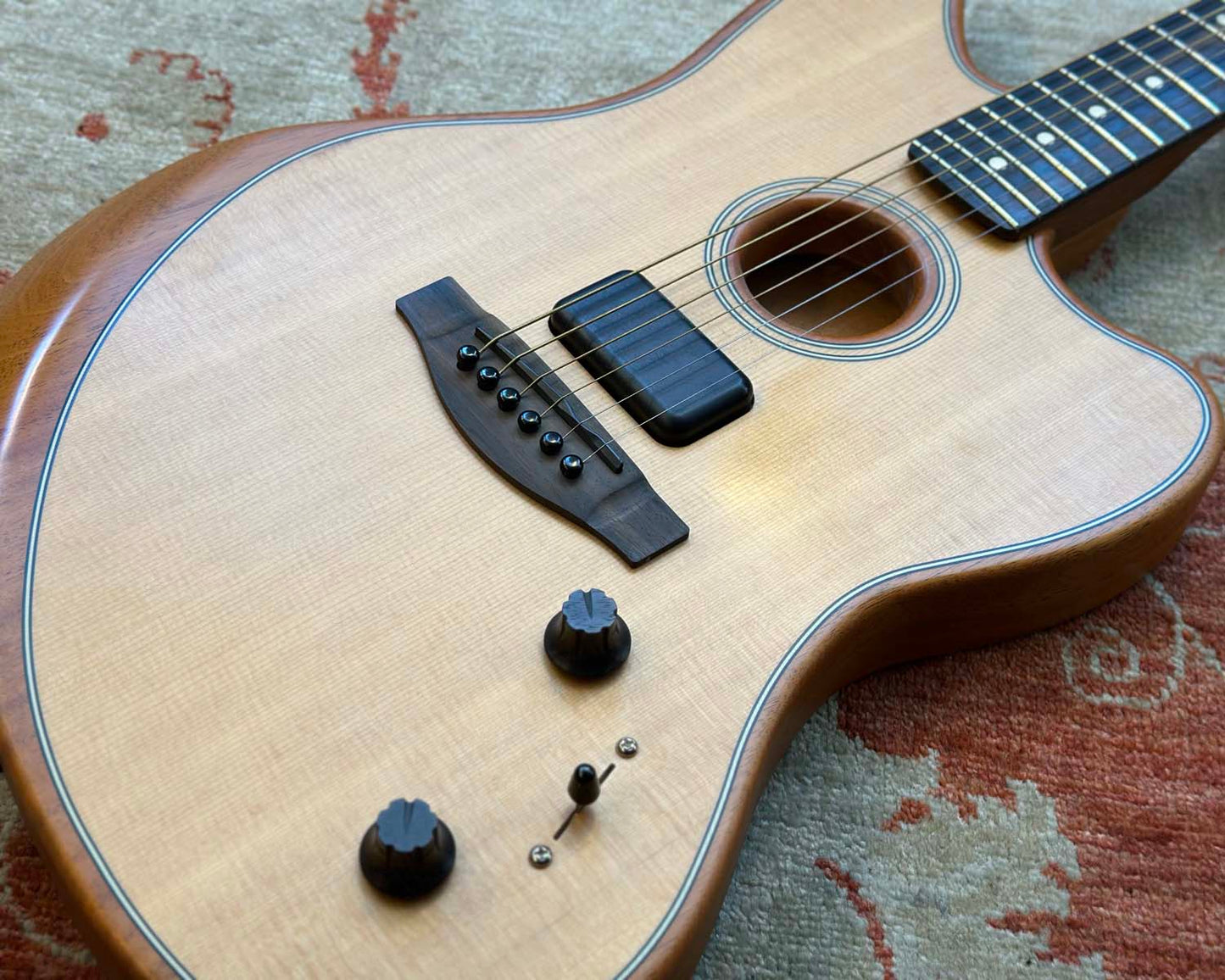 2022 Fender American Acoustasonic Jazzmaster - Natural