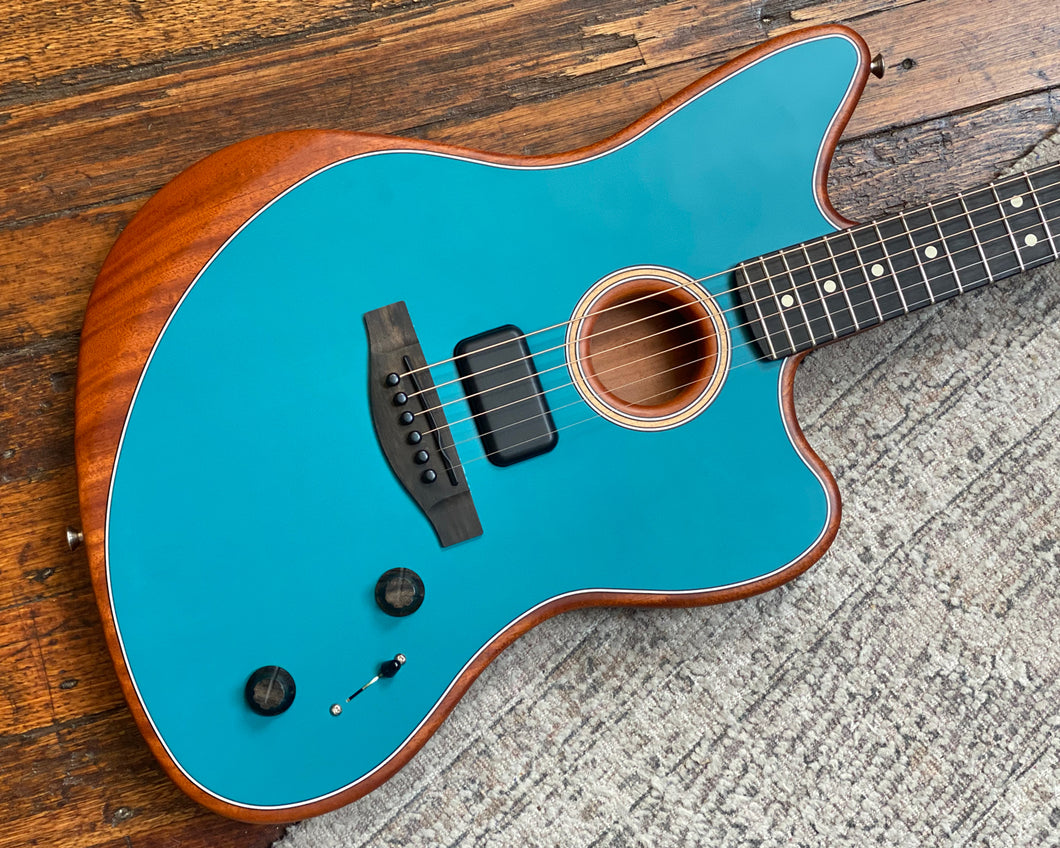 Fender American Acoustasonic Jazzmaster - Ocean Turquoise w/ OGB & COA