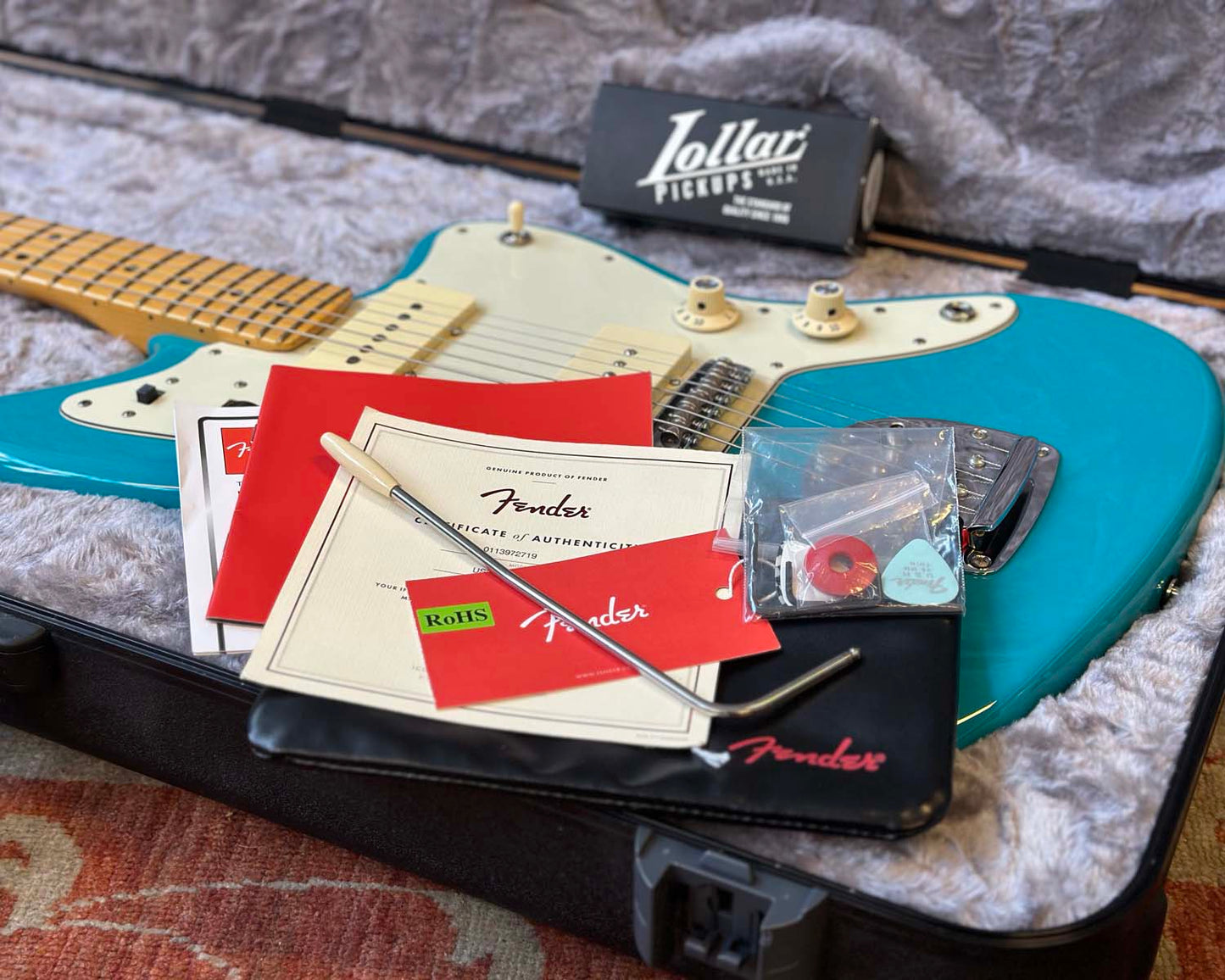 Fender American Professional II Jazzmaster - Miami Blue / Maple Neck