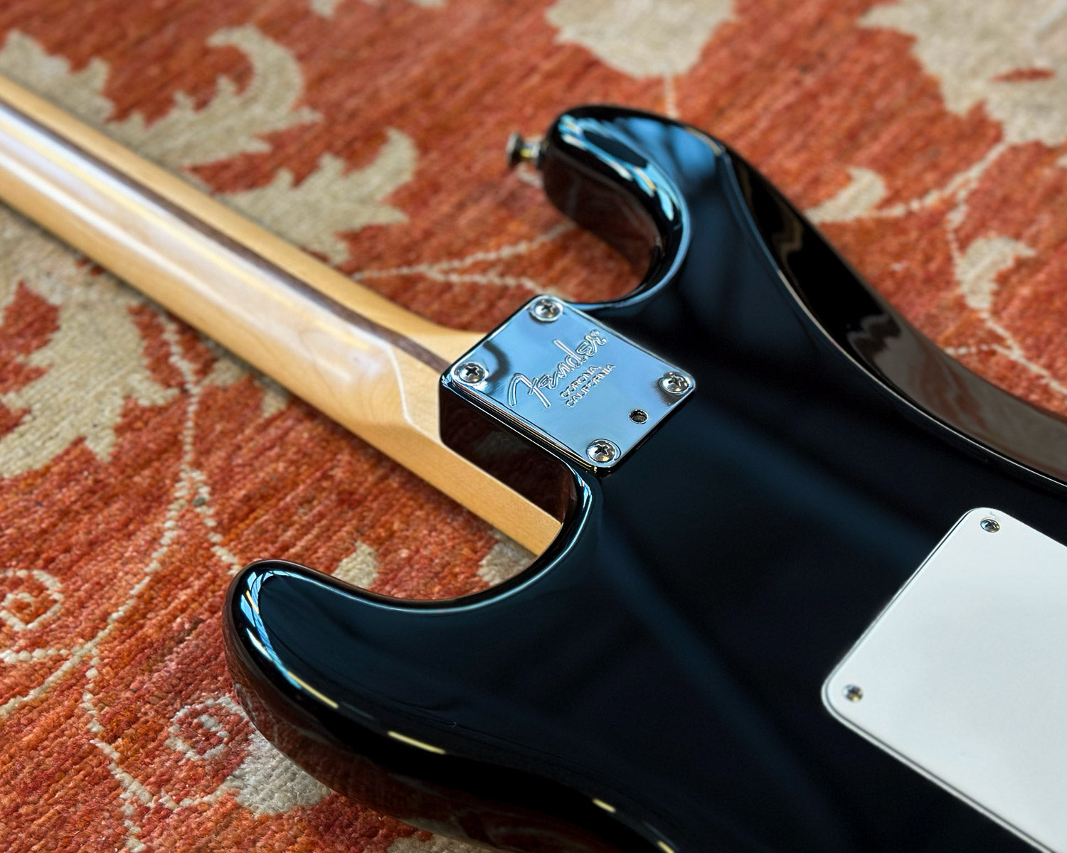 2011 Fender American Standard Stratocaster - Black with Maple Neck