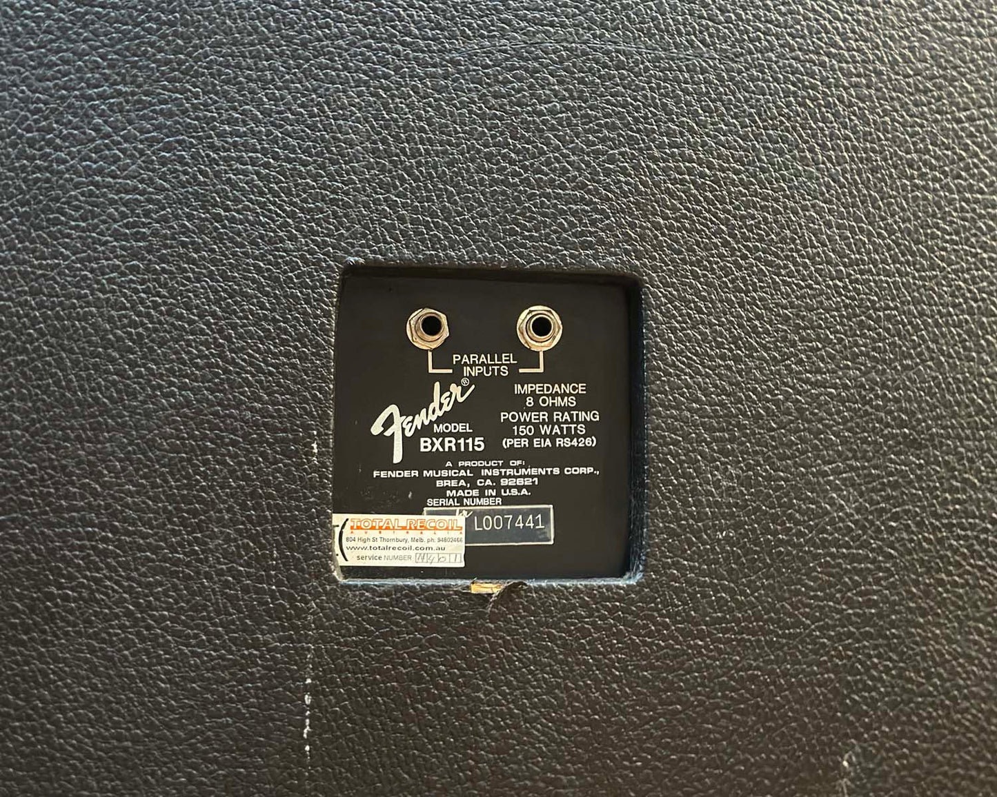 Fender BXR 115B 150 Watt 1x15" Bass Cabinet