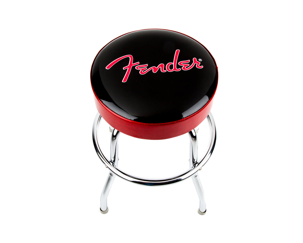 Fender Barstool - Red Sparkle Logo 24