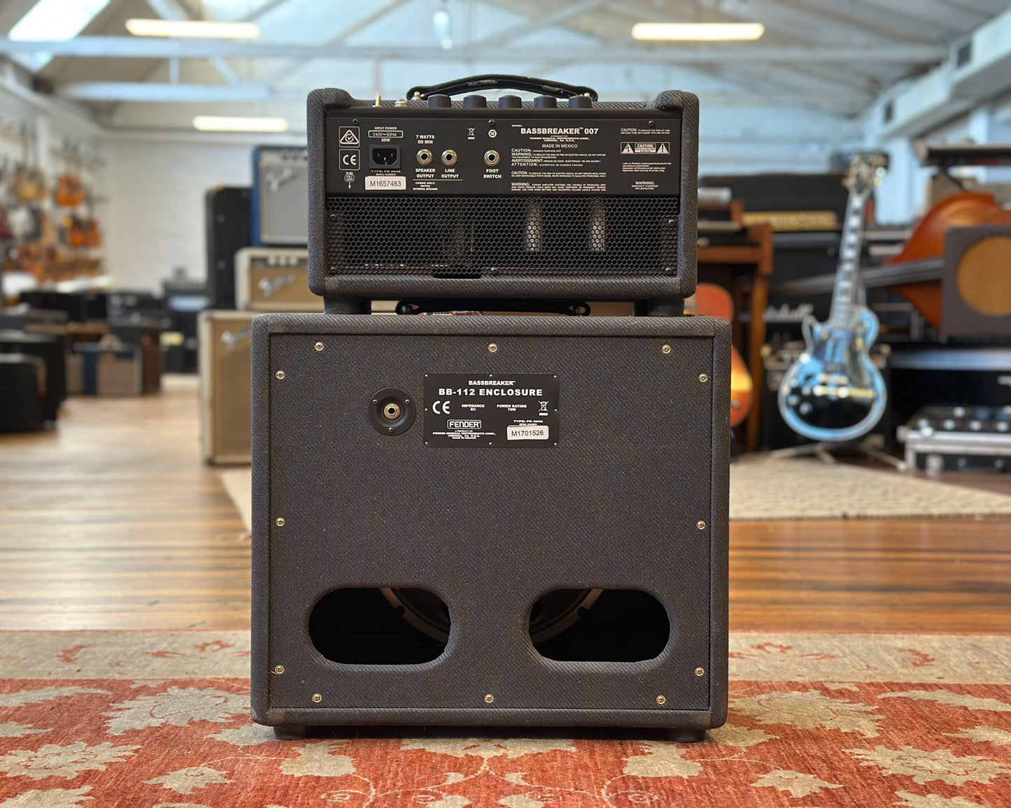 Fender Bassbreaker 007 Head & Matching BB-112 Cabinet