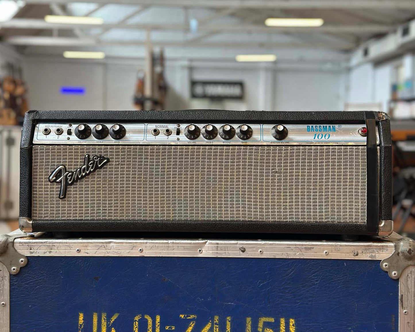 1976 Fender Bassman 100 'Silverface' Amp Head
