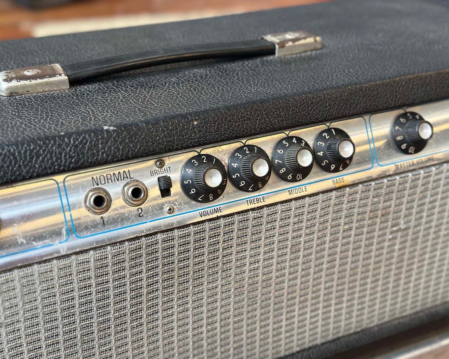 1976 Fender Bassman 100 'Silverface' Amp Head