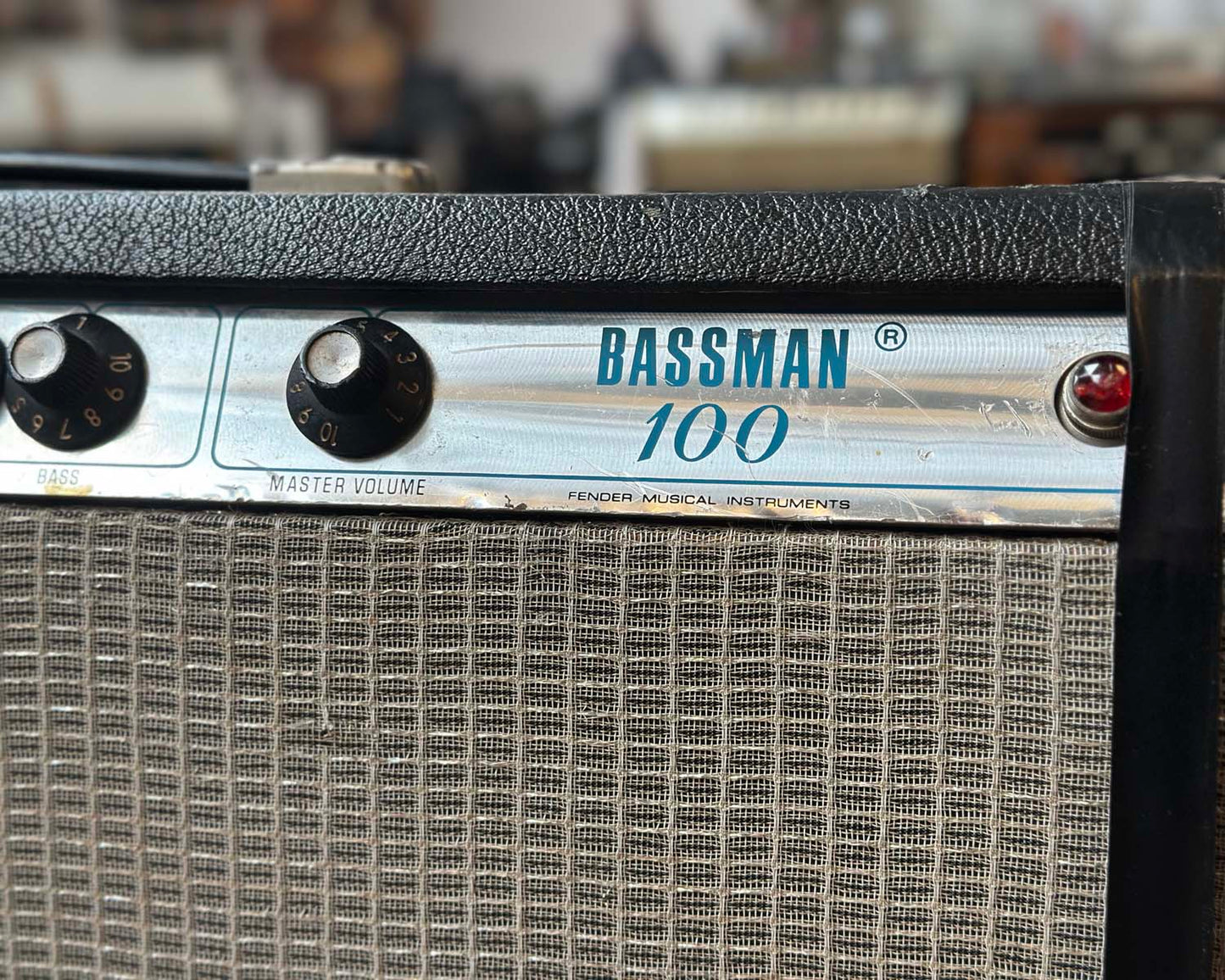 1976 Fender Bassman 100 'Silverface' Amp Head
