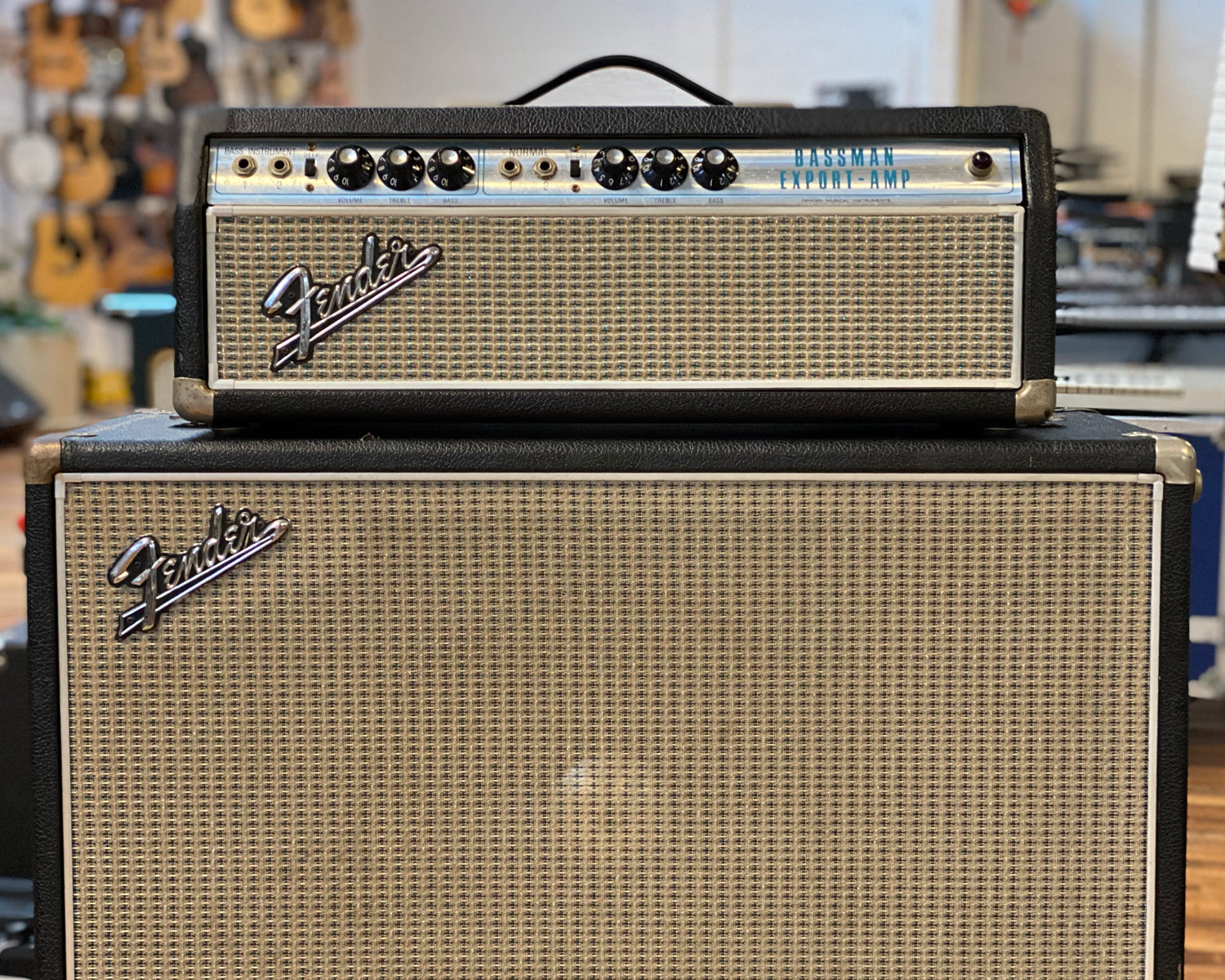 69 Fender Bassman Export - Drip Edge w/ 2x15 Piggy Back Cabinet 