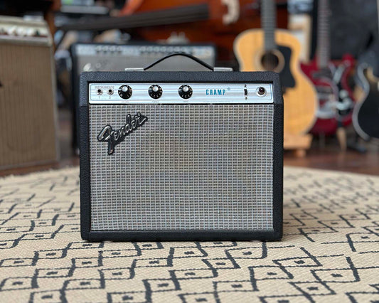 1976 Fender Champ - Silverface w/ Weber Signature Series 8" Speaker