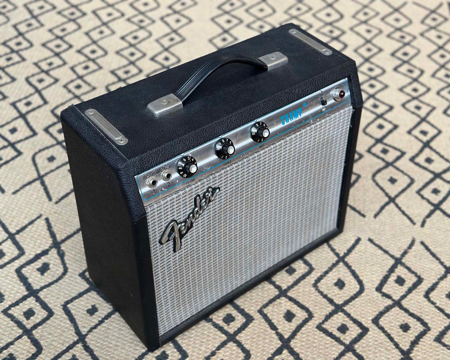 1976 Fender Champ - Silverface w/ Weber Signature Series 8" Speaker