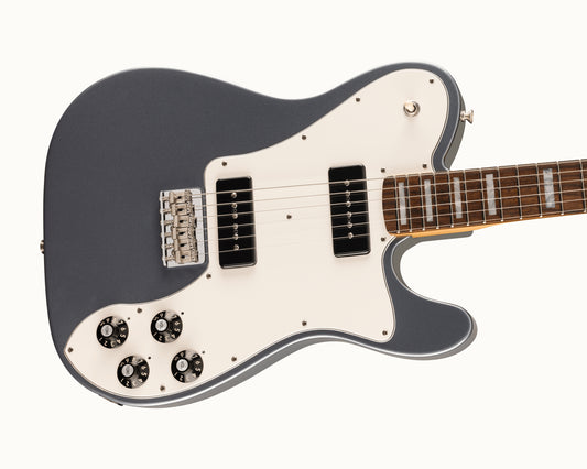 Fender Chris Shiflett Cleaver Telecaster Deluxe, Rosewood Fingerboard, Charcoal Frost Metallic