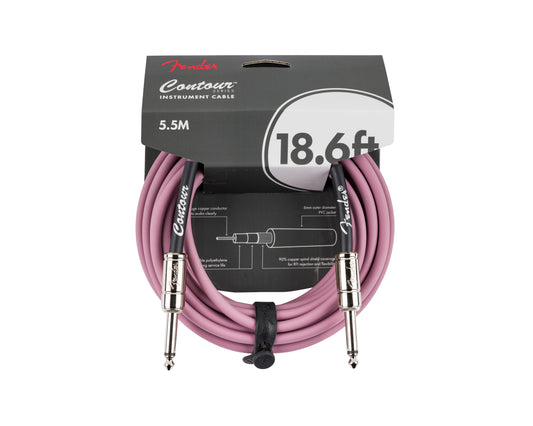 Fender Contour Instrument Cable Burgundy Mist 18.6'