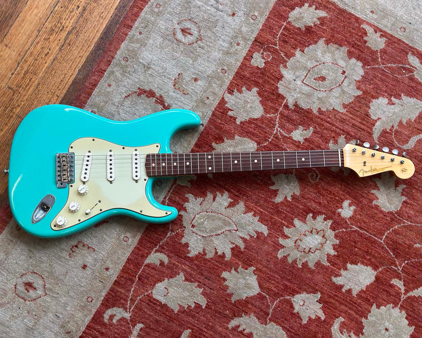 2002 Fender Custom Shop 1960 Stratocaster Relic - Seafoam Green w/OHSC