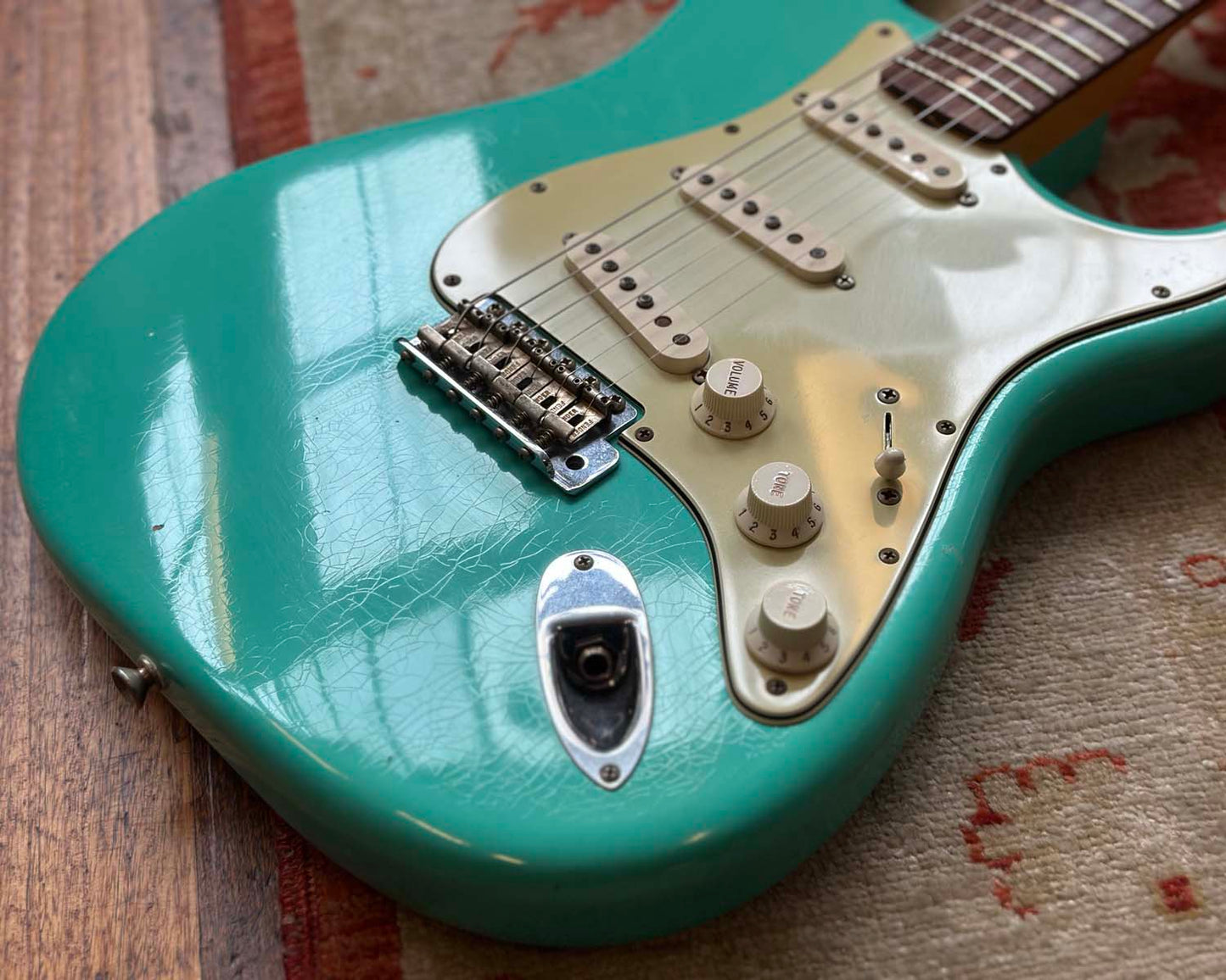 2002 Fender Custom Shop 1960 Stratocaster Relic - Seafoam Green w/OHSC