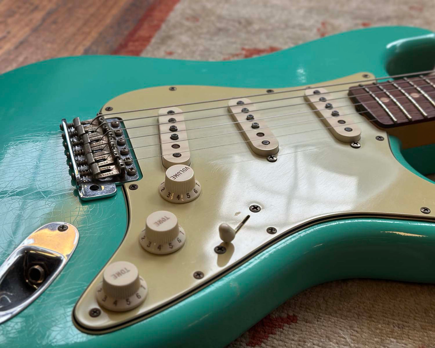 2002 Fender Custom Shop 1960 Stratocaster Relic - Seafoam Green w/OHSC