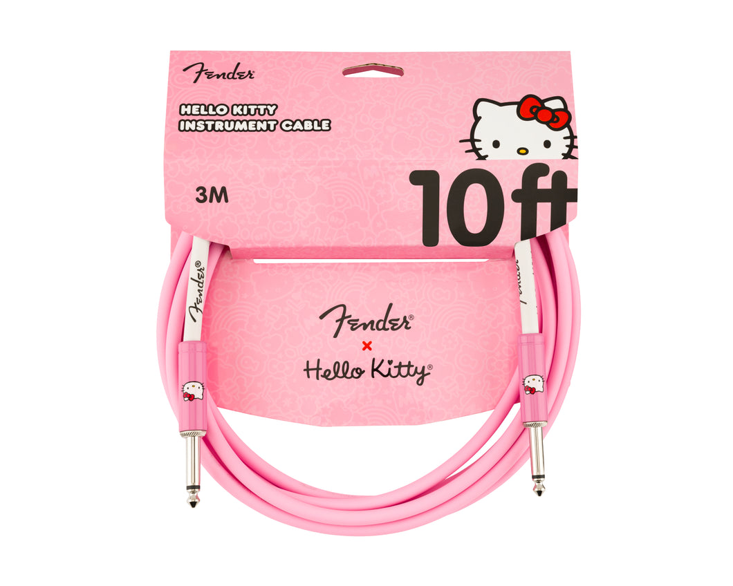 Fender Hello Kitty 10' Instrument Cable - Pink
