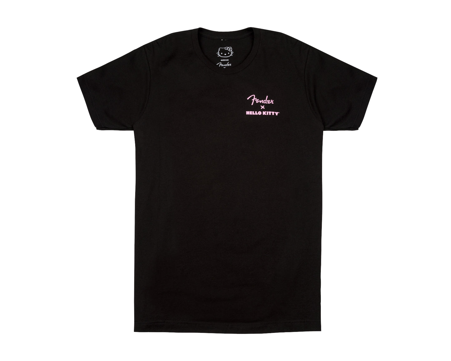 Fender Hello Kitty Back Logo Tee - Black - L