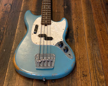 Load image into Gallery viewer, Fender JMJ Road Worn Mustang Bass - Daphne Blue
