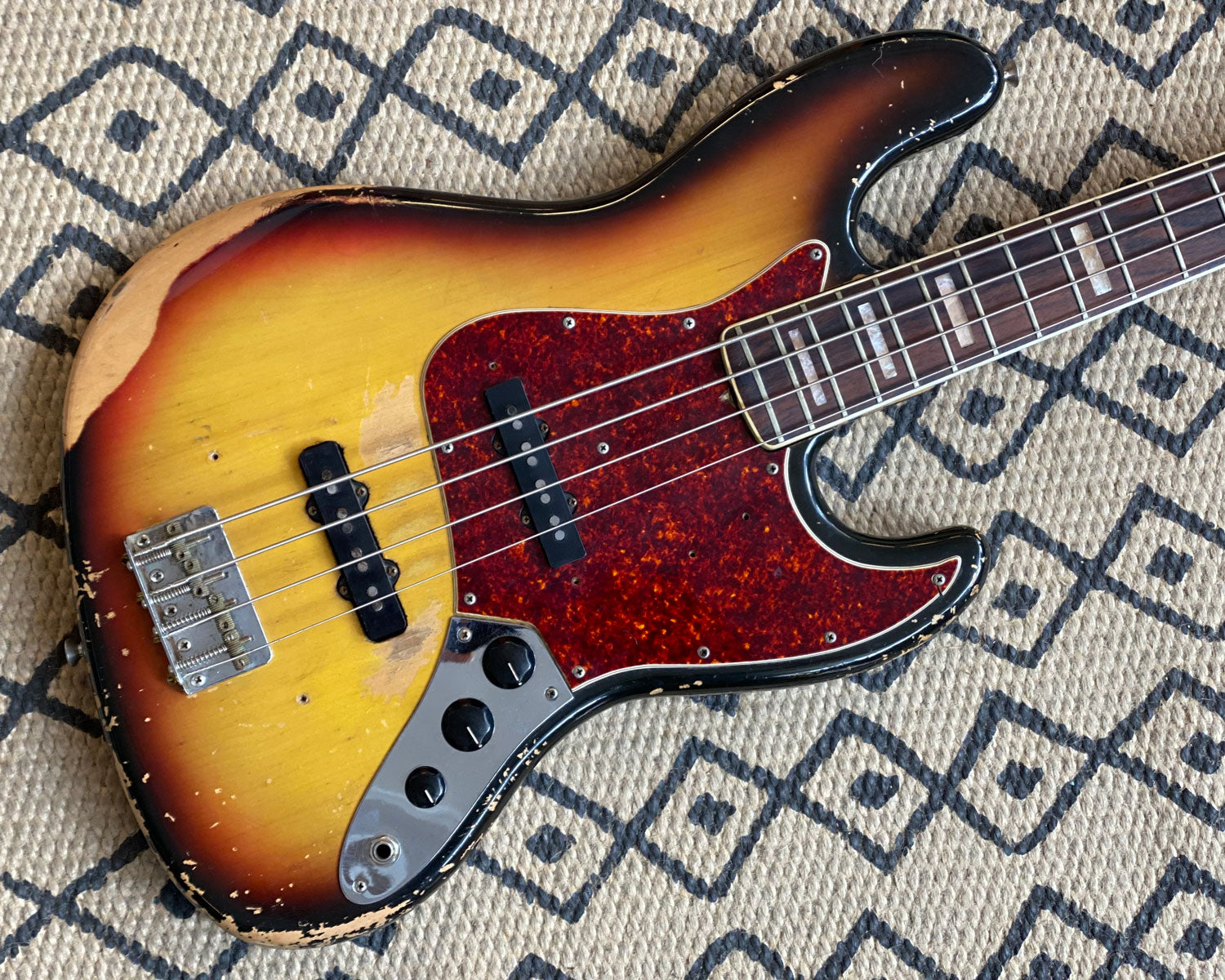 All original 69 Fender Jazz Bass w/OHSC