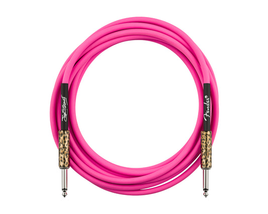 Fender Joe Strummer 13' Instrument Cable - Pink Leopard