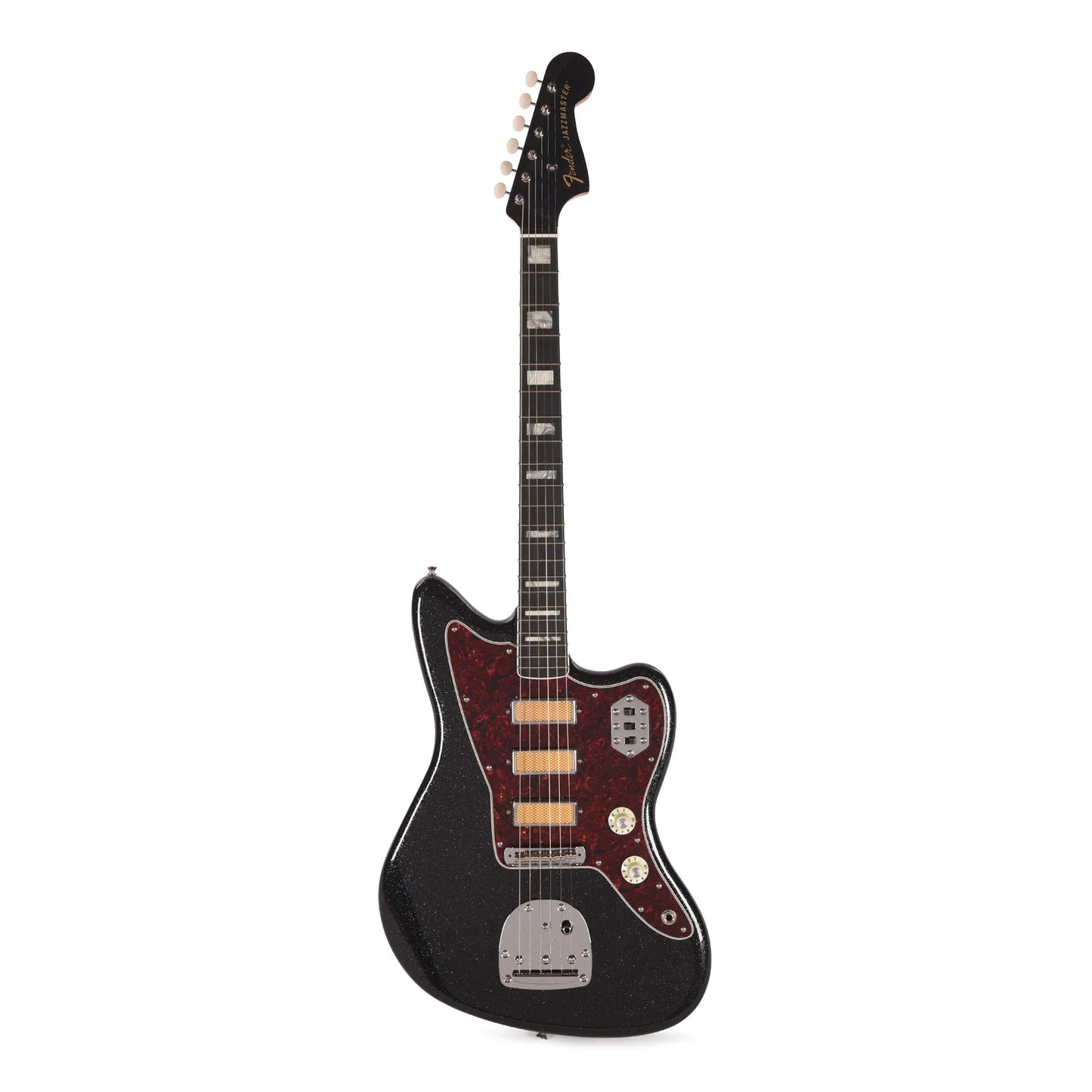 Limited Edition FSR Fender Gold Foil Jazzmaster - Black Sparkle