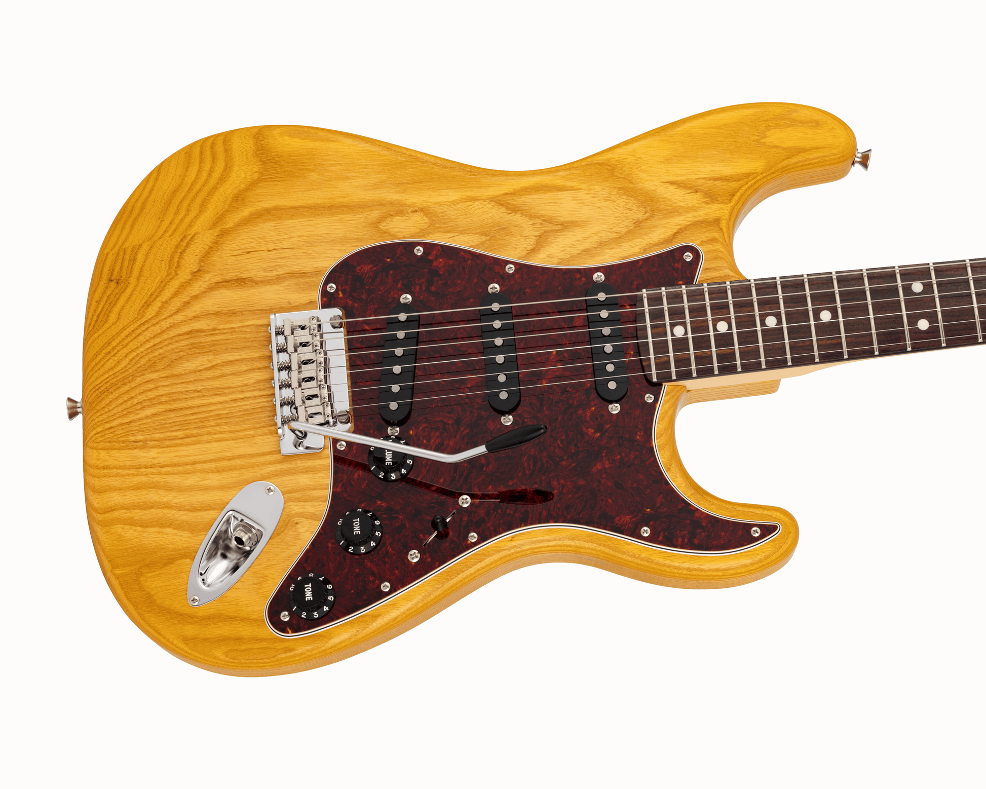 ギター Fender MiJ Limited Raw Ash Stratocaster Fender Made in Japan Limited Stratocaster Raw Ash - Vintage