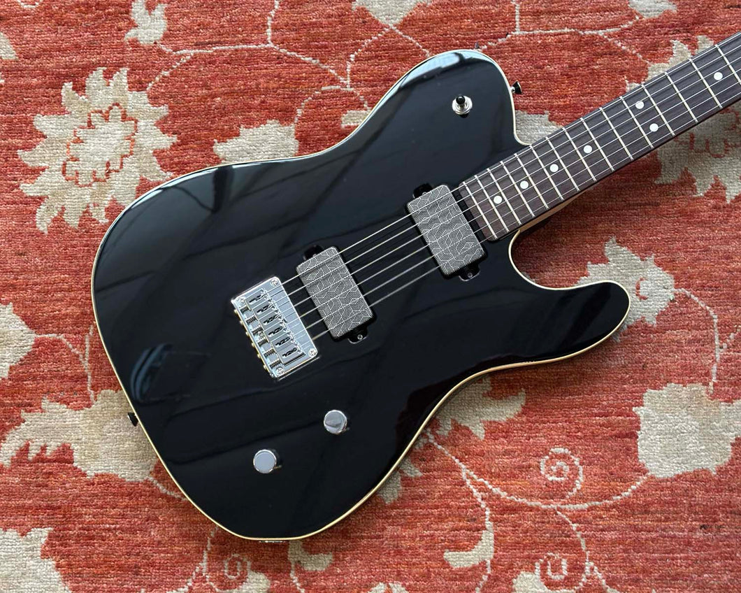 Fender Made in Japan Modern Telecaster HH - Black w/ Bare Knuckle Polymath Humbuckers