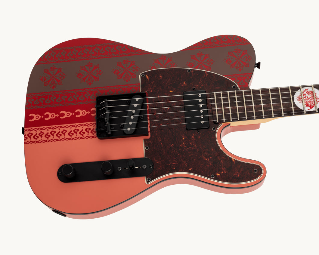 Fender Monster Hunter Rathalos Telecaster - Rathalos Red