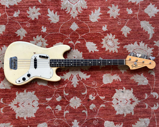 1974 Fender Musicmaster Bass - White