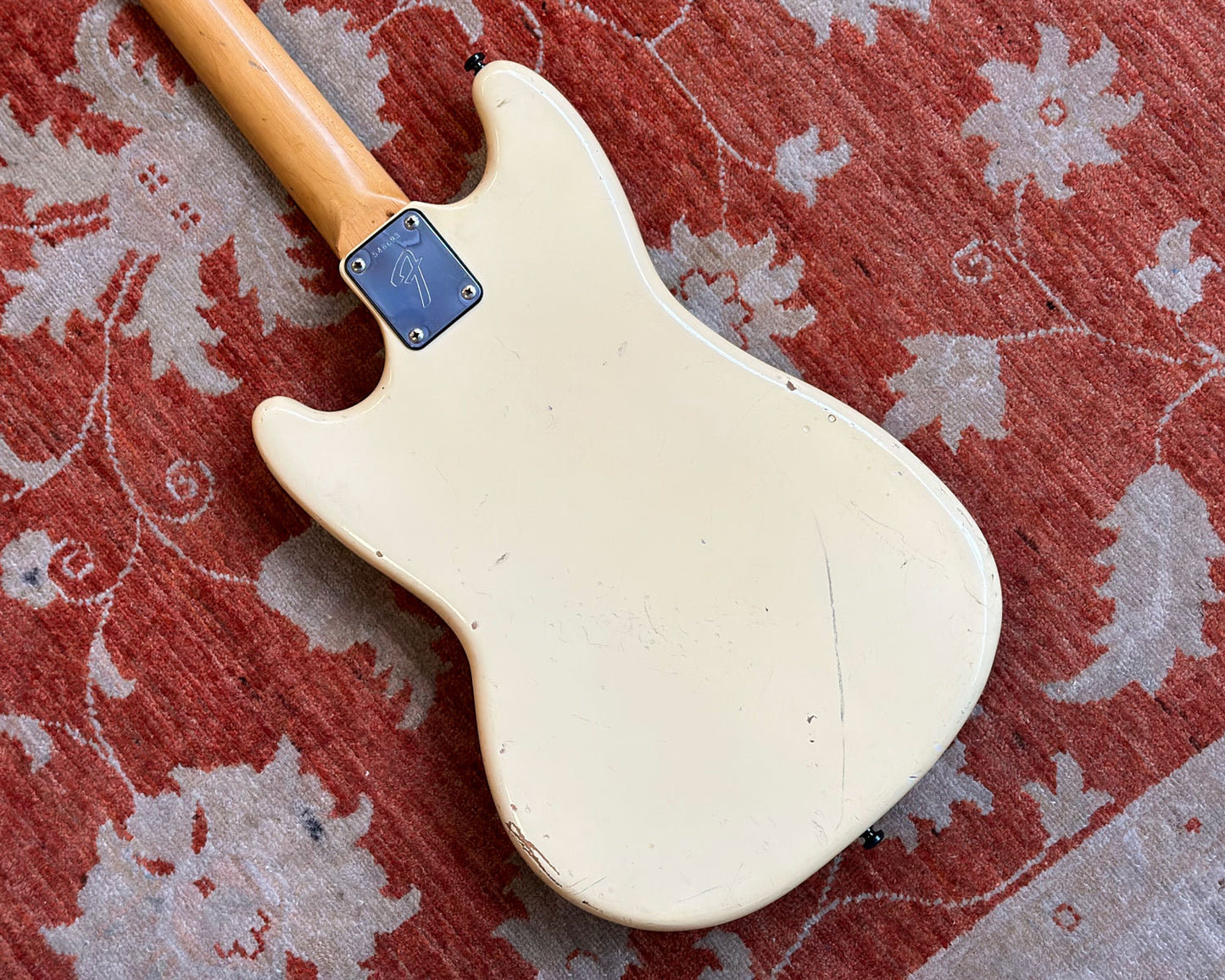 1974 Fender Musicmaster Bass - White