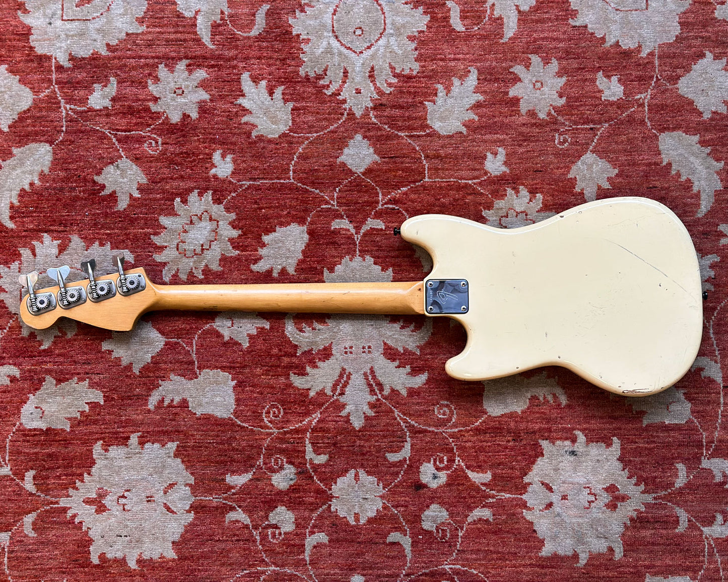 1974 Fender Musicmaster Bass - White