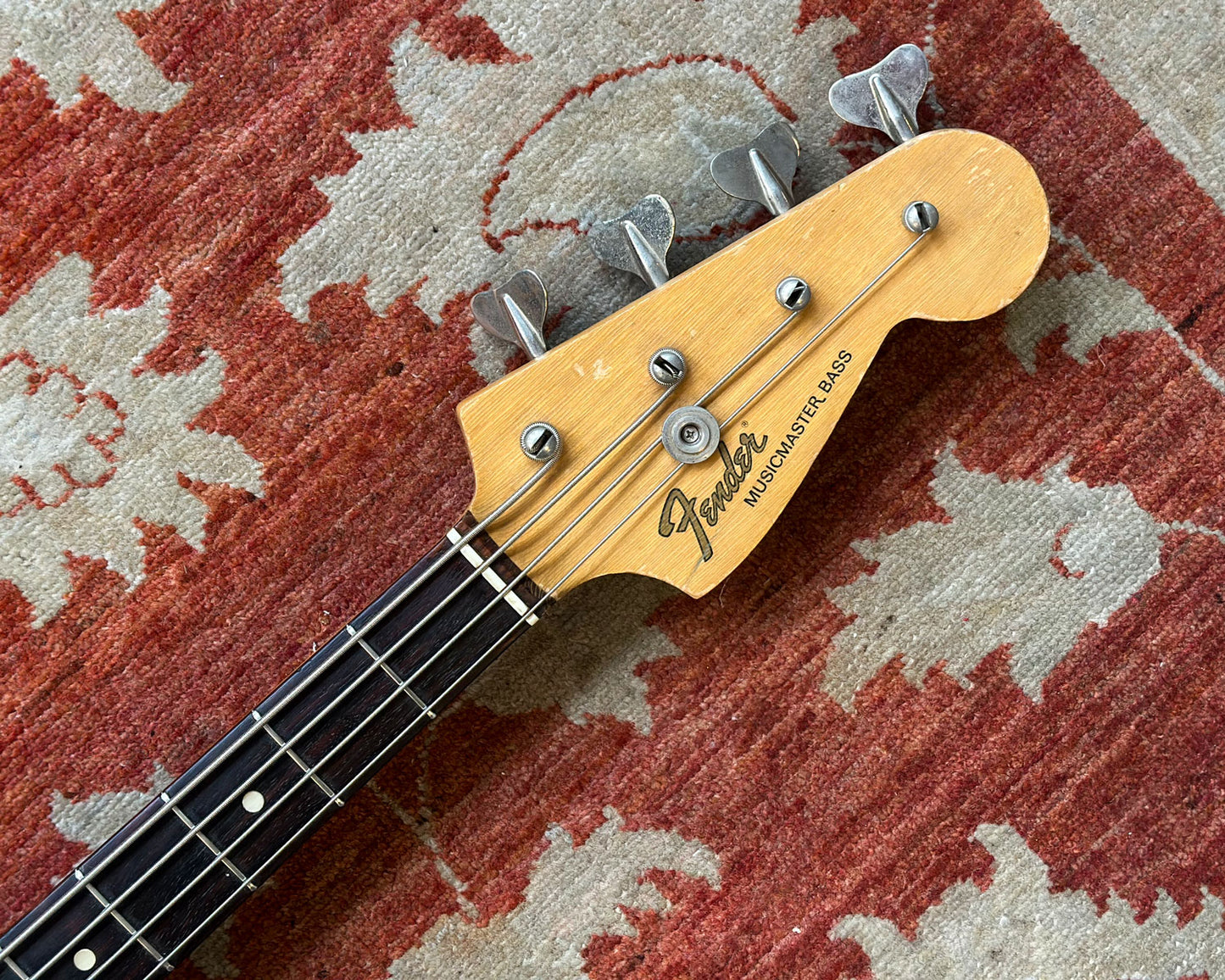1974 Fender Musicmaster Bass - White