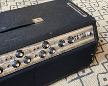 Load image into Gallery viewer, &#39;75 Fender PA-100 Valve PA head wth 2-12HF Speaker Columns
