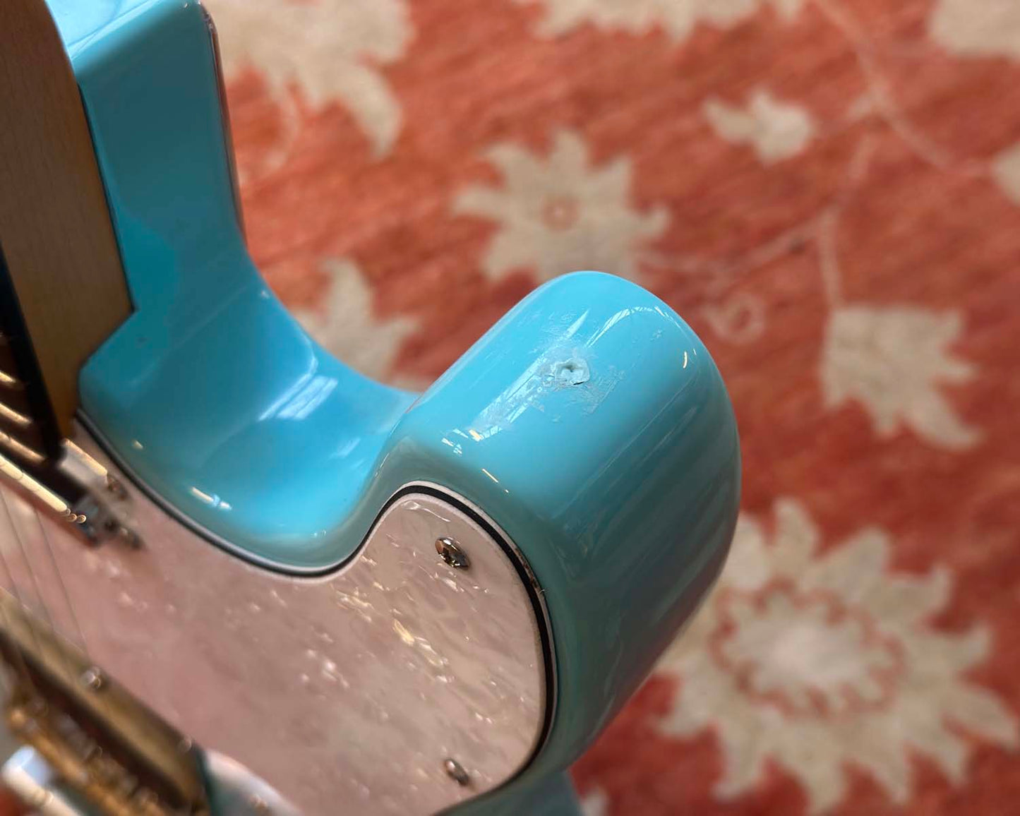 Fender Partscaster Telecaster - Daphne Blue w/ Bigsby & Vibramate Spoiler