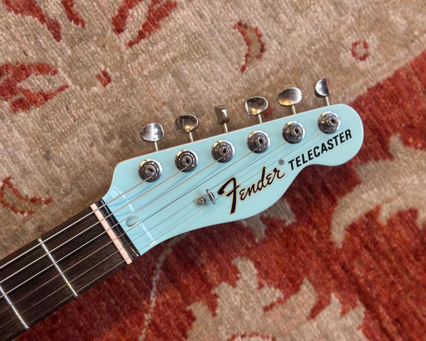 Fender Partscaster Telecaster - Daphne Blue w/ Bigsby & Vibramate Spoiler