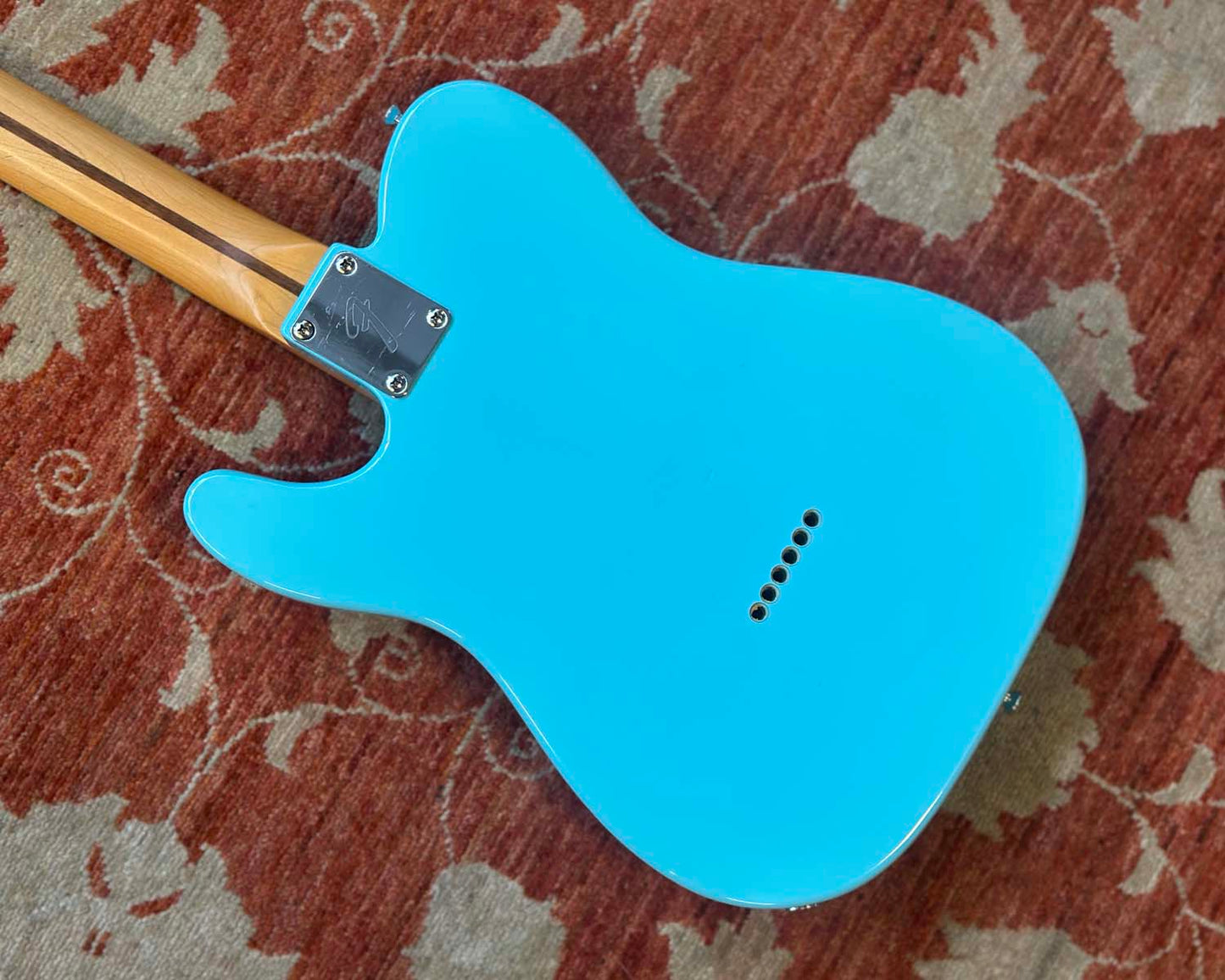 Fender Partscaster Telecaster - Daphne Blue w/ Bigsby & Vibramate Spoiler
