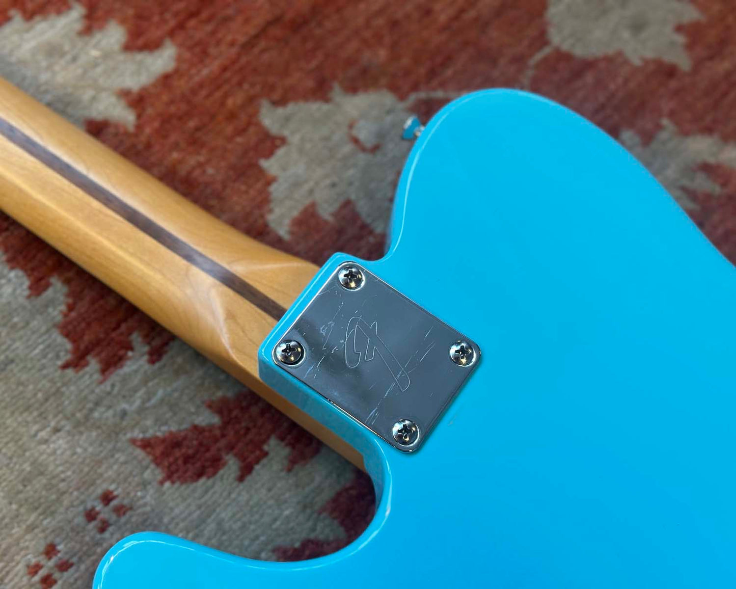 Fender Partscaster Telecaster - Daphne Blue w/ Bigsby & Vibramate Spoiler