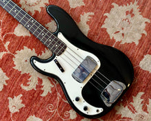 Load image into Gallery viewer, &#39;71 Left Handed Fender Precision Bass - Refinished Custom Colour Black w/ Case
