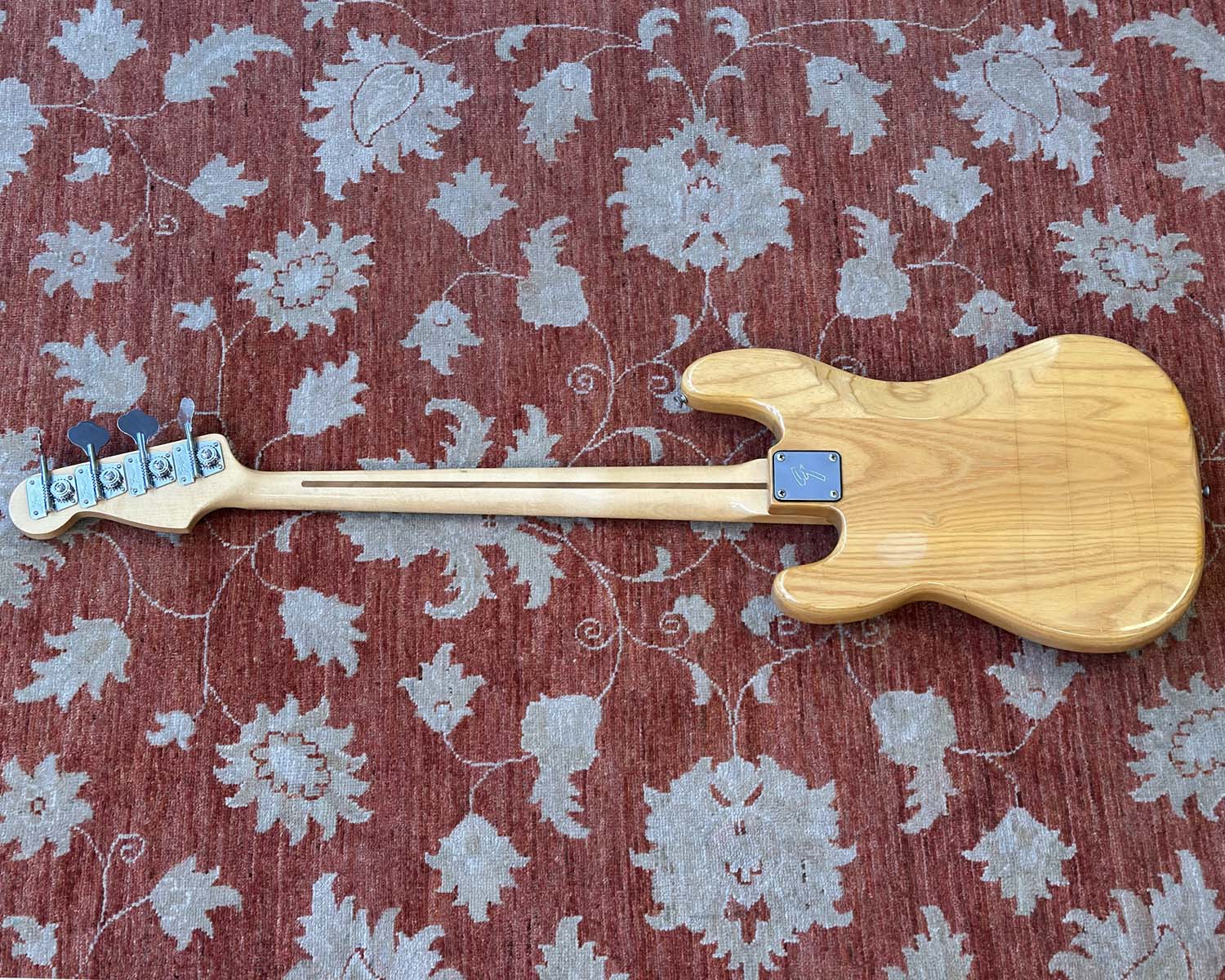 1976 Fender Precision Bass (Natural) - Modded w/ OHSC (4.42kg