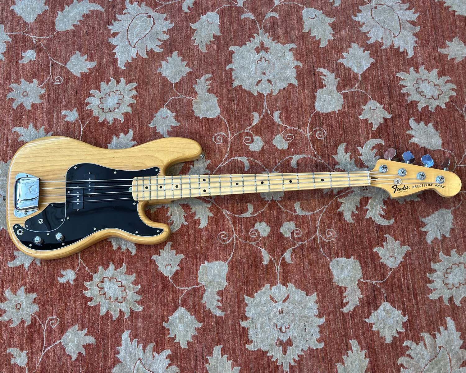 1976 Fender Precision Bass (Natural) - Modded w/ OHSC (4.42kg