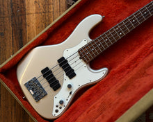 Load image into Gallery viewer, 1998 Fender Roscoe Beck Artist Series Bass V - Shoreline Gold w/OHSC
