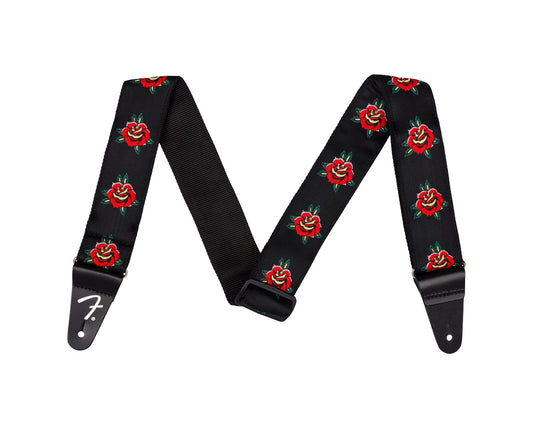 Fender Rose Strap, Red, 2"